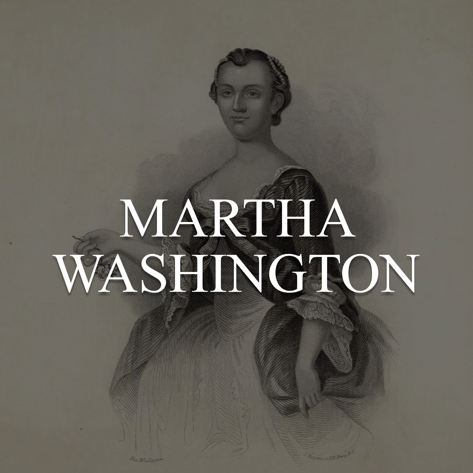 Portrait of Martha Washington