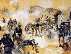 Charge of the First and Tenth Regular Cavalry