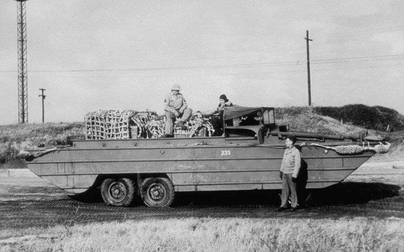 DUKW amphibious truck