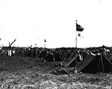The 10th Cavalry in bivouac