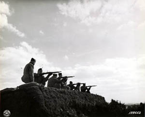 Photograph, Men on a firing range in Ireland